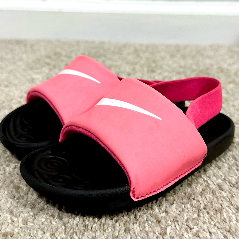 GUC Nike 8C Toddler Pink Slides